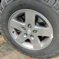 Cerchi e gomme jeep wrangelr rubicon jk jl