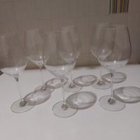 calici da vino in cristallo 