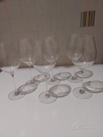 calici da vino in cristallo 