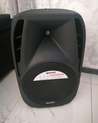 GEMINI ES 15 P BLU MKII Diffusore amplificato a 2