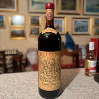 Bottiglia Jeroboam 3l vino Chianti Ruffino 1980