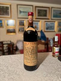 Bottiglia Jeroboam 3l vino Chianti Ruffino 1980