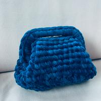 Borsa in fettuccia di velluto