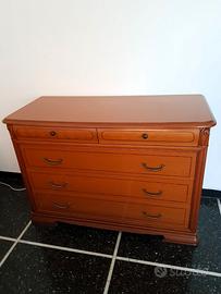 cassettiera camera da letto 123x51x88 cm