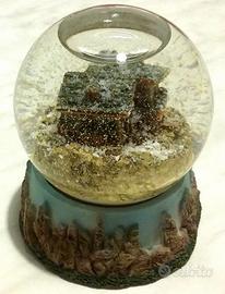 Palla di Neve Passo Mendola diametro 8 cm. resina