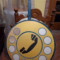 Insegna telefonica smaltata