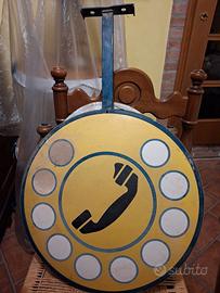 Insegna telefonica smaltata