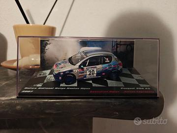 Peugeot 206 XS Hautes Alpes 2007 Ogier 1:43 WRC