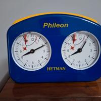 orologio scacchi meccanico Hetman