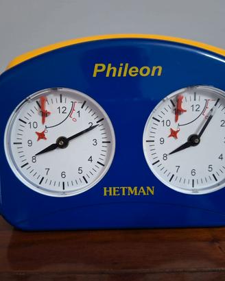 orologio scacchi meccanico Hetman
