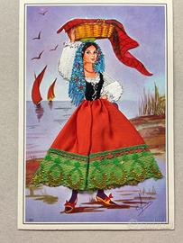 CARTOLINE VINTAGE "VESTITE" RARE-anni' 50/'60