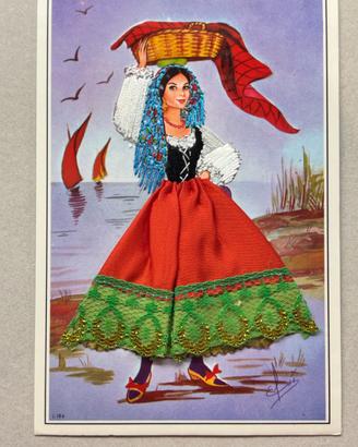 CARTOLINE VINTAGE "VESTITE" RARE-anni' 50/'60