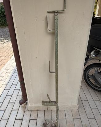 Parapetto zincato per edilizia