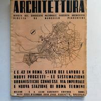 Rivista Architettura Fascista 1939