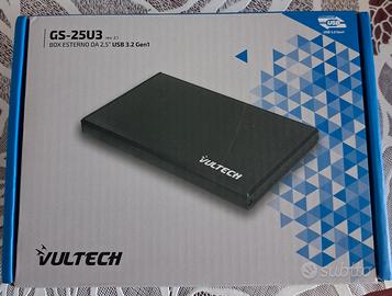 VulTech GS-25U3 Box Esterno 2.5", HDD, Sata, USB 3