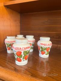 Barattoli in ceramica “Fragola Fabbri”