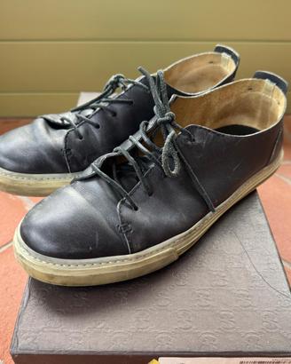SNEAKER GUCCI IN PELLE NERA TG. 42