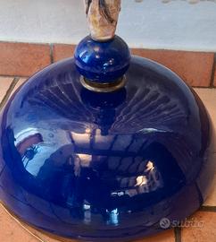 lampada del 900 in ceramica policroma 