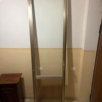 Porta finestra in alluminio con vetro