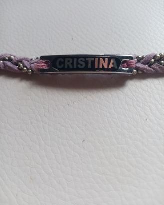 bracciale personalizzato Cristina 