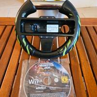 volante wii Monster Jam + gioco 