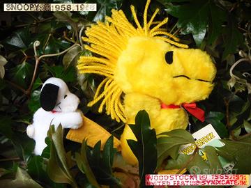 VINTAGE 70 Woodstock bean bag SNOOPY clip Peluche