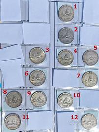Monete da 500 Lire "Caravelle" in argento