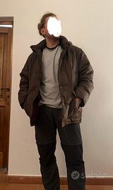 Piumino d’oca marrone jeanseria del corso