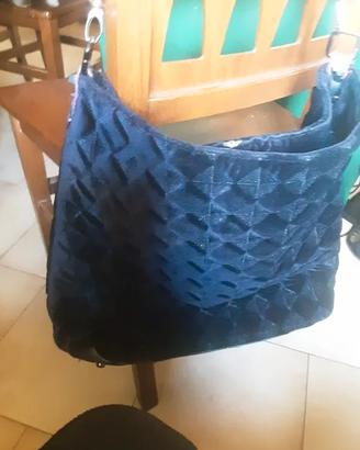 Borsa in velluto nero