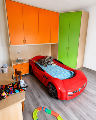 Cameretta mod. 'Race' da letto completa di armadio