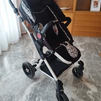 Passeggino 3 in 1 + Dondolo + Box per bambini 