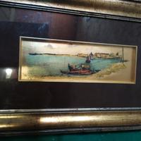 Quadro con foglia oro