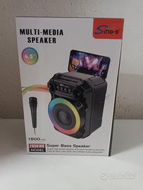 cassa karaoke bluetooth ricaricabile € 20