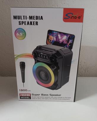 cassa karaoke bluetooth ricaricabile € 20