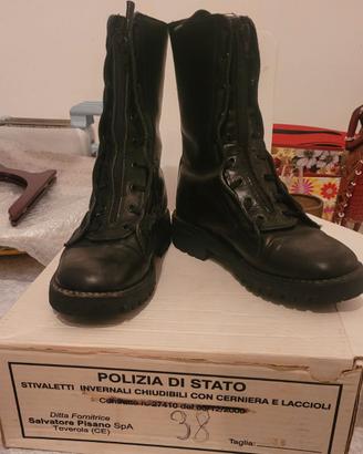 Anfibi militari originali tg. 38 anno 2000