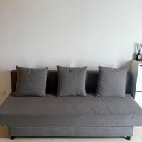 Divano Asarum (divano letto), Ikea, grigio scuro