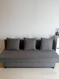 Divano Asarum (divano letto), Ikea, grigio scuro