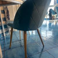 Poltroncine sedie velluto 16pz disponibili