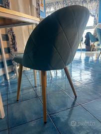 Poltroncine sedie velluto 16pz disponibili