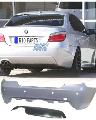 PARAURTI POSTERIORE BMW E60 03-07 LOOK M PDC