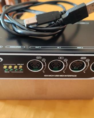 expander midi PRODIPE 4i4o - 4X4 USB interfaccia