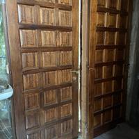 10 porte in legno massello con stipite