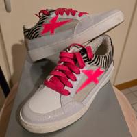 DIVINE FOLLIE Mod. CRACK Bianco/Zebrato N. 38.