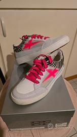 DIVINE FOLLIE Mod. CRACK Bianco/Zebrato N. 38.