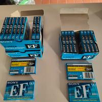Audiocassette Sony HF da 60 e 90 minuti nuove