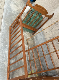 Lettino culla in vero legno