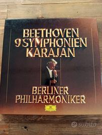 Cofanetto vinili 33 giri Beethoven 9 sinfonie