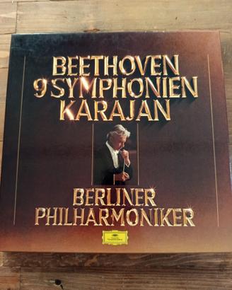 Cofanetto vinili 33 giri Beethoven 9 sinfonie