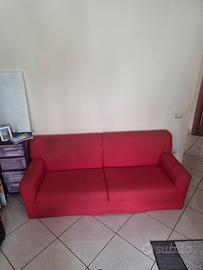 Divano da salotto rosse