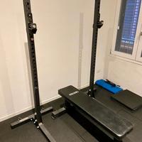 Squat stand + panca piana